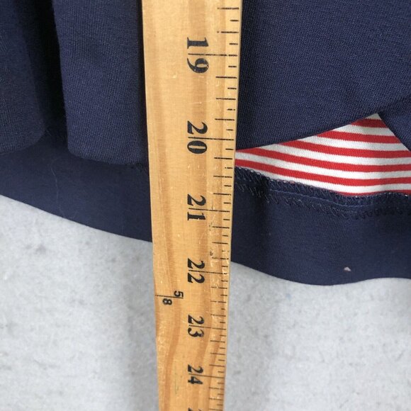 Anna Seravalli Jacket Womens Small US 40 Italy Navy Blue Red Sailor East Coast - Picture 6 of 16